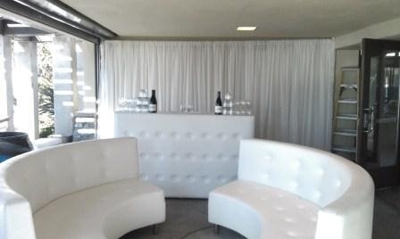 White Lounge Seating Area